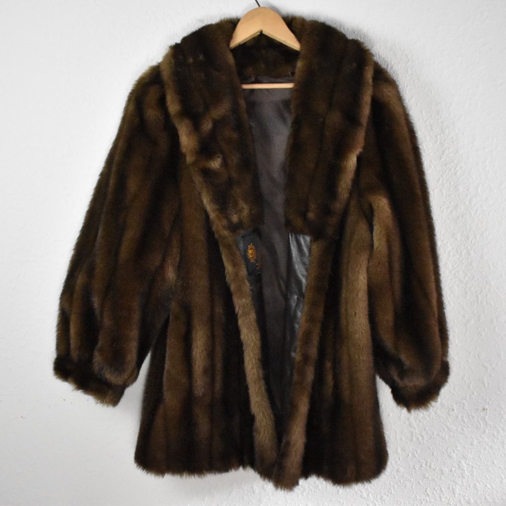 Hillmoor Tissavel Faux Mink Coat